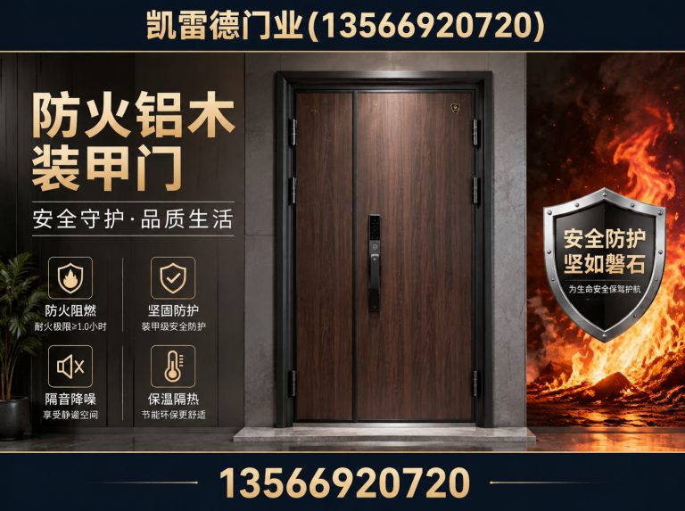 武义县防火铝木装甲门展示图